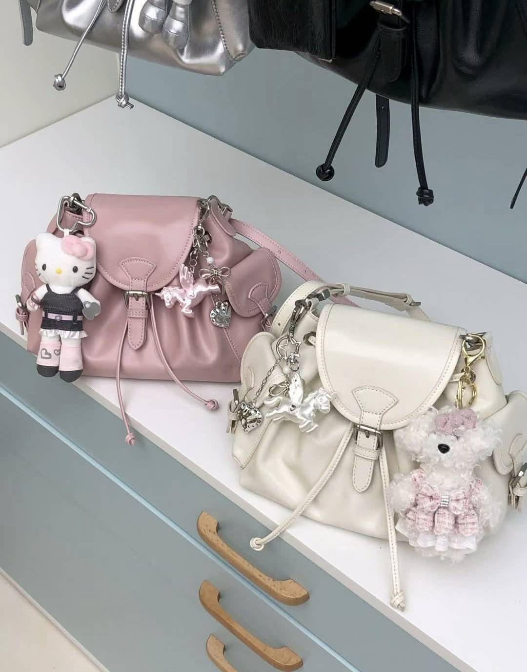 〔預購〕韓國質感漫步芭蕾牛皮小背包