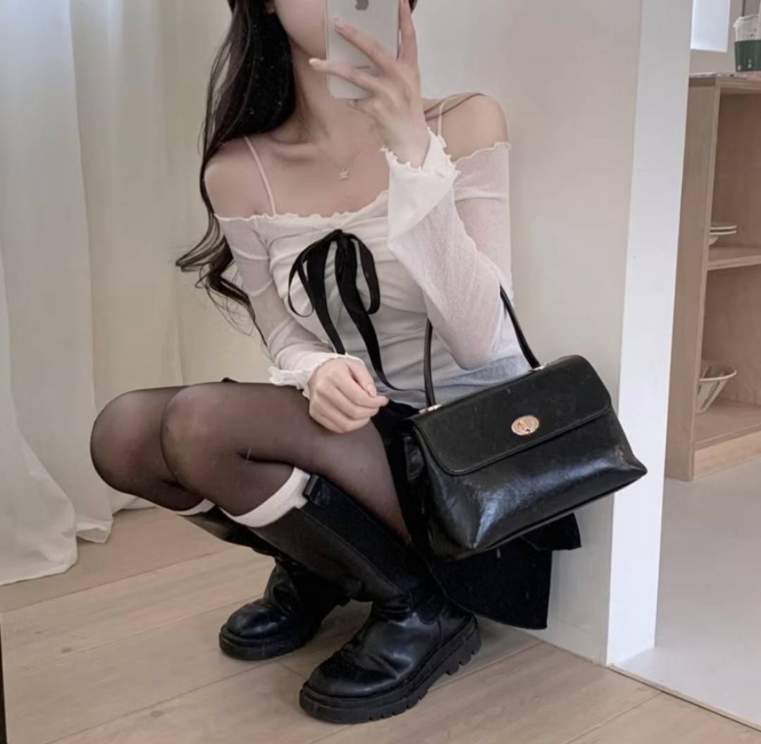 〔預購〕月光緞帶透紗蝴蝶結ｔ