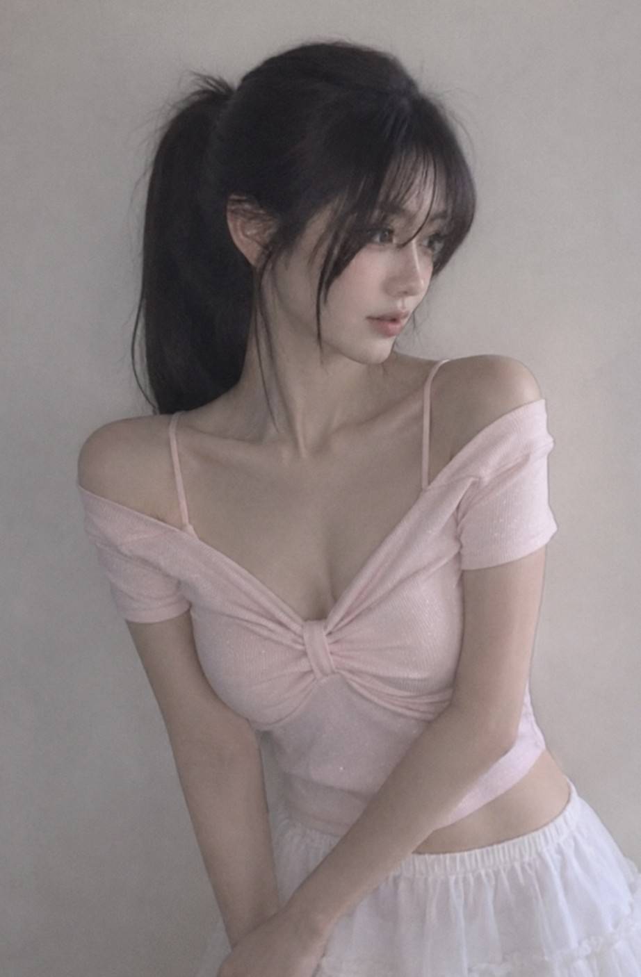 〔預購〕리본怦然蝴蝶結細閃上衣 闆娘pick