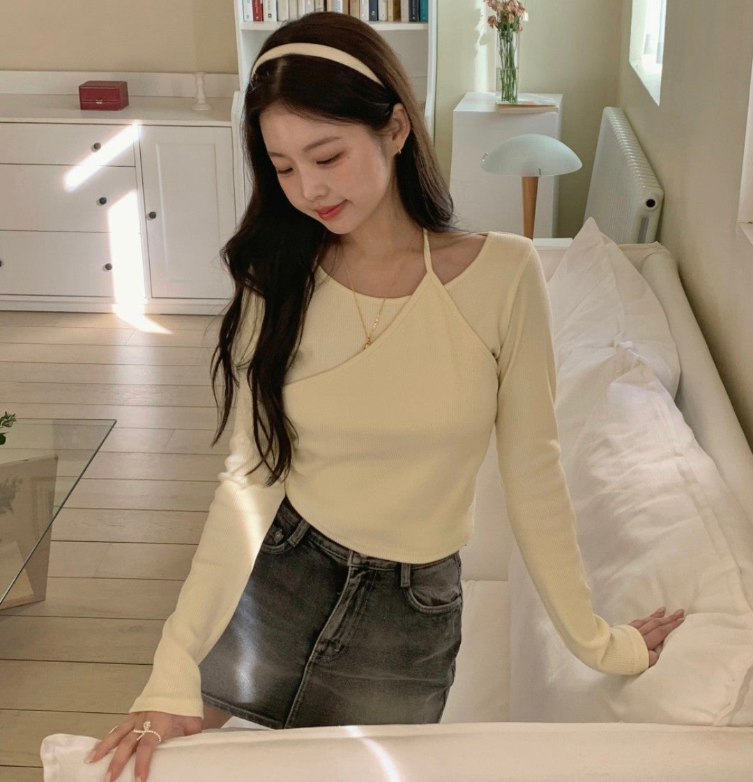 〔預購〕♡首爾日記繞頸上衣♡闆娘pick