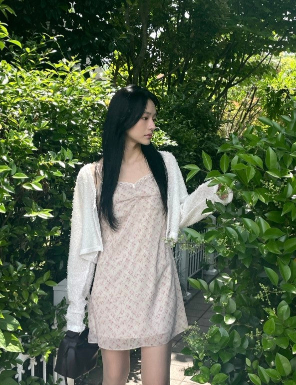 〔預購〕♡延南花期・蕾絲碎花洋裝♡