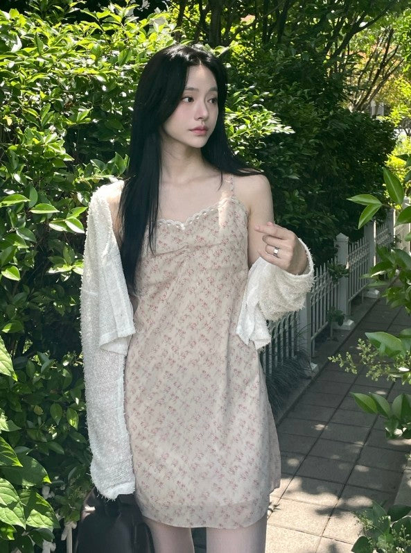 〔預購〕♡延南花期・蕾絲碎花洋裝♡